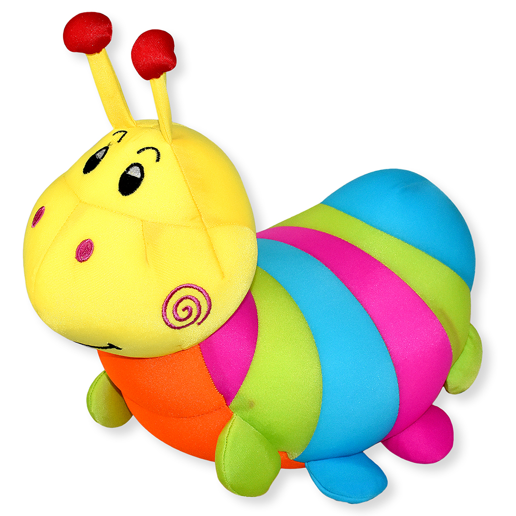 Peluche Oruguita Multicolor