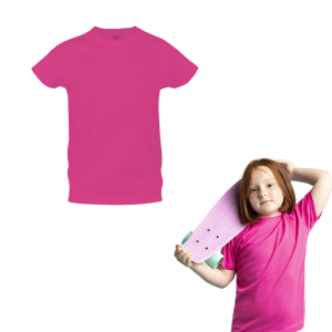 CAMISETA TÉCNICA NIÑO - 50 UDS