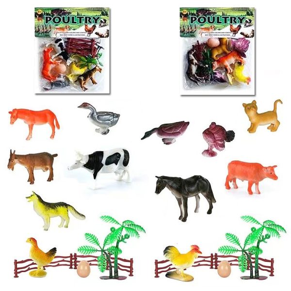 Blister Animales de Granja - Caja de 72 uds.