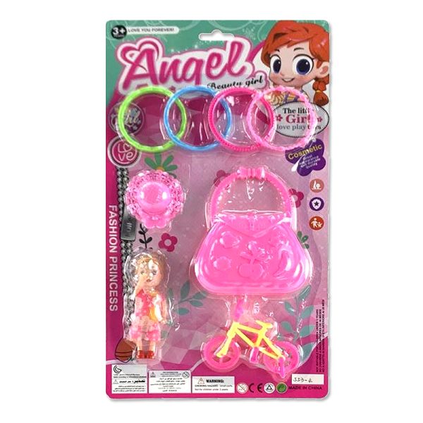 Blister Belleza con Bolso y Pulseras de juguete - Caja de 72 uds.