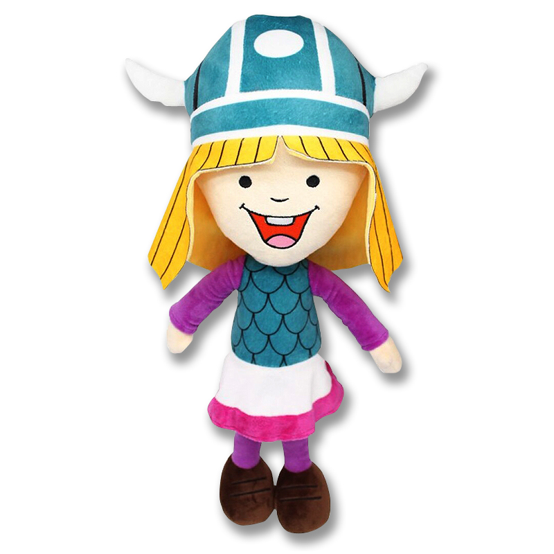 PELUCHE VICKY "EL VIKINGO" 50 CM - CAJA 20 UDS
